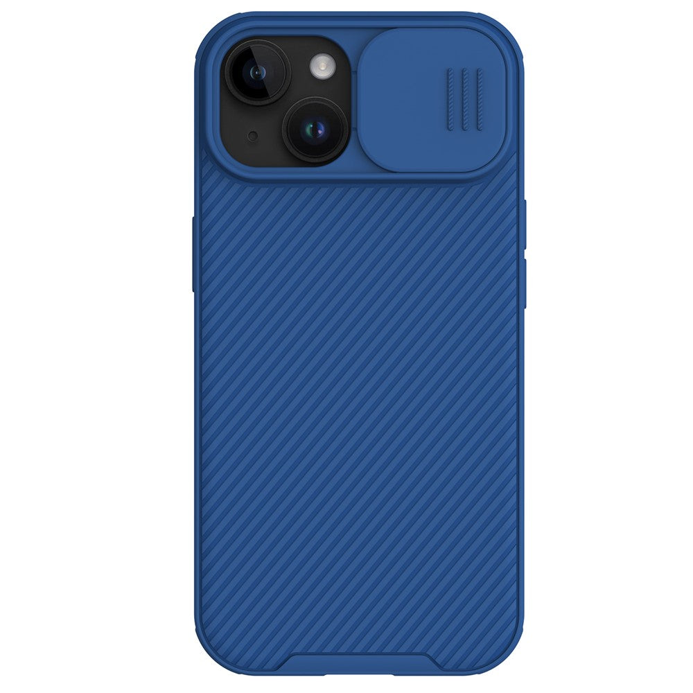 NILLKIN CamShield Pro Series for iPhone 15 Plus Anti-scratch Phone Case Slide Camera Shield PC+TPU Cover