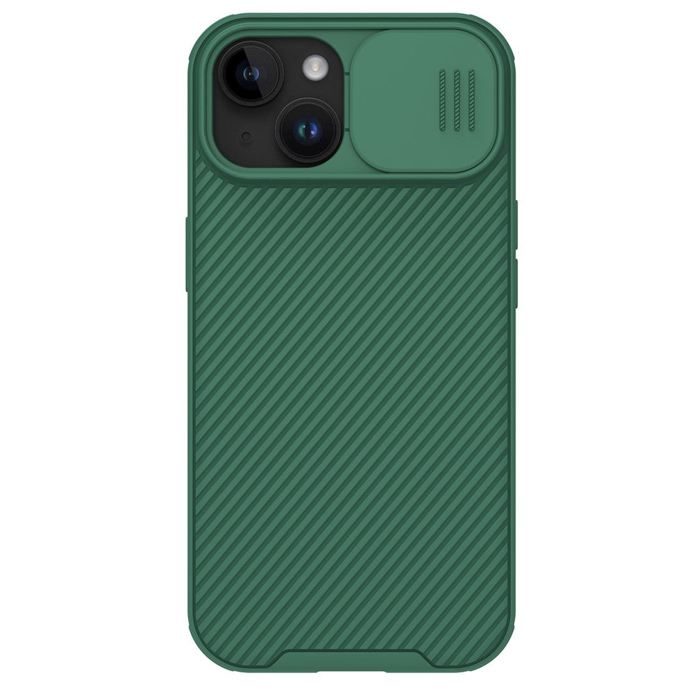 NILLKIN CamShield Pro Series for iPhone 15 Plus Anti-scratch Phone Case Slide Camera Shield PC+TPU Cover