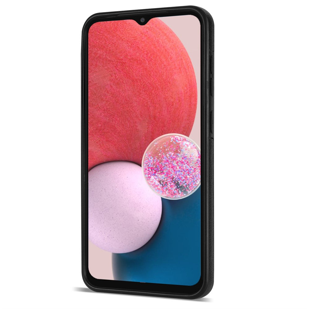N.BEKUS til Samsung Galaxy A13 4G / A13 5G Læder+TPU Bagcover med Kickstand RFID-blokerende kortholder Telefoncover