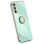 XINLI mobilskal till Samsung Galaxy S23 FE Elektropläterat TPU Fallskydd med Ringstativ