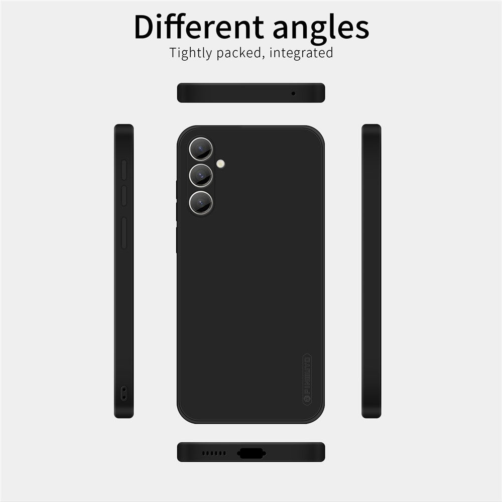 PINWUYO For Samsung Galaxy S23 FE Phone Back Case Precise Cutouts Soft TPU Phone Cover