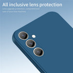 PINWUYO For Samsung Galaxy S23 FE Phone Back Case Precise Cutouts Soft TPU Phone Cover