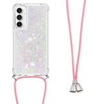 For Samsung Galaxy S23 FE TPU Case Quicksand Design Phone Cover with Lanyard