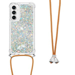 For Samsung Galaxy S23 FE TPU Case Quicksand Design Phone Cover with Lanyard