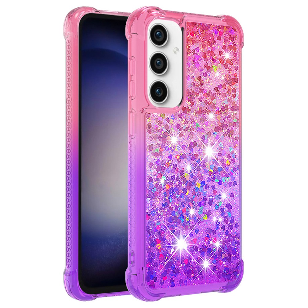 For Samsung Galaxy S23 FE TPU Case Gradient Quicksand Phone Back Cover