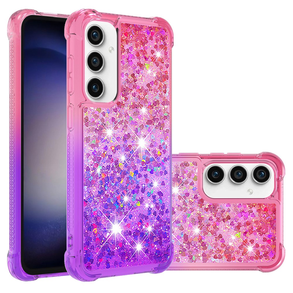 For Samsung Galaxy S23 FE TPU Case Gradient Quicksand Phone Back Cover