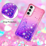 For Samsung Galaxy S23 FE TPU Case Gradient Quicksand Phone Back Cover