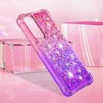 For Samsung Galaxy S23 FE TPU Case Gradient Quicksand Phone Back Cover