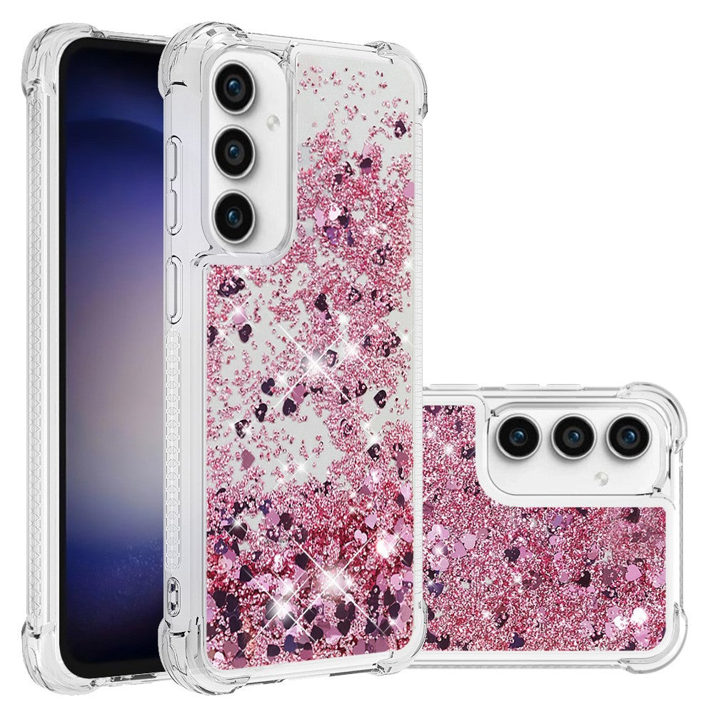 For Samsung Galaxy S23 FE TPU Case Glitter Quicksand Shockproof Phone Back Cover