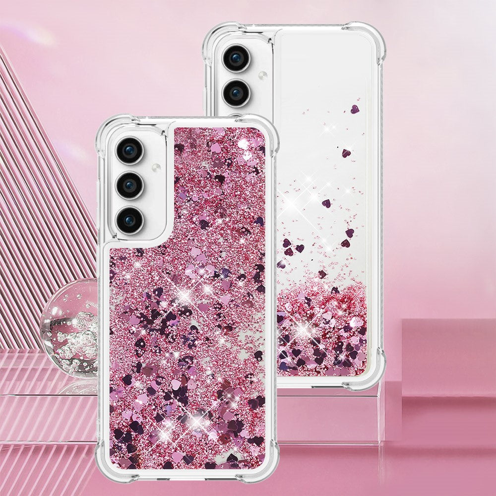 For Samsung Galaxy S23 FE TPU Case Glitter Quicksand Shockproof Phone Back Cover