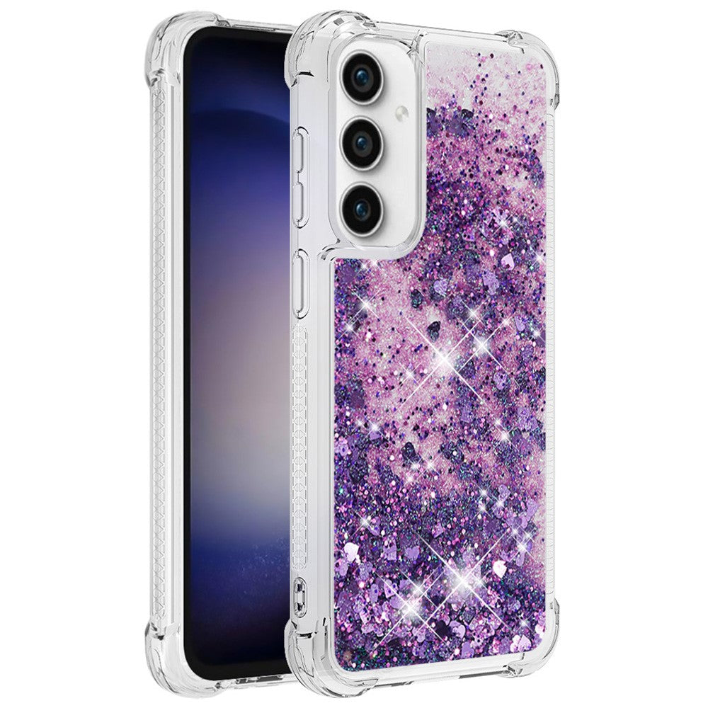 For Samsung Galaxy S23 FE TPU Case Glitter Quicksand Shockproof Phone Back Cover