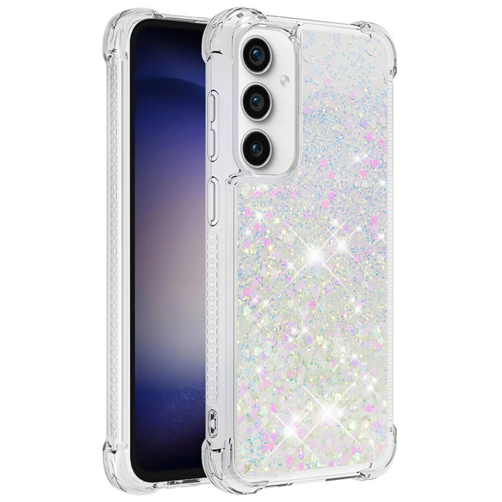 For Samsung Galaxy S23 FE TPU Case Glitter Quicksand Shockproof Phone Back Cover