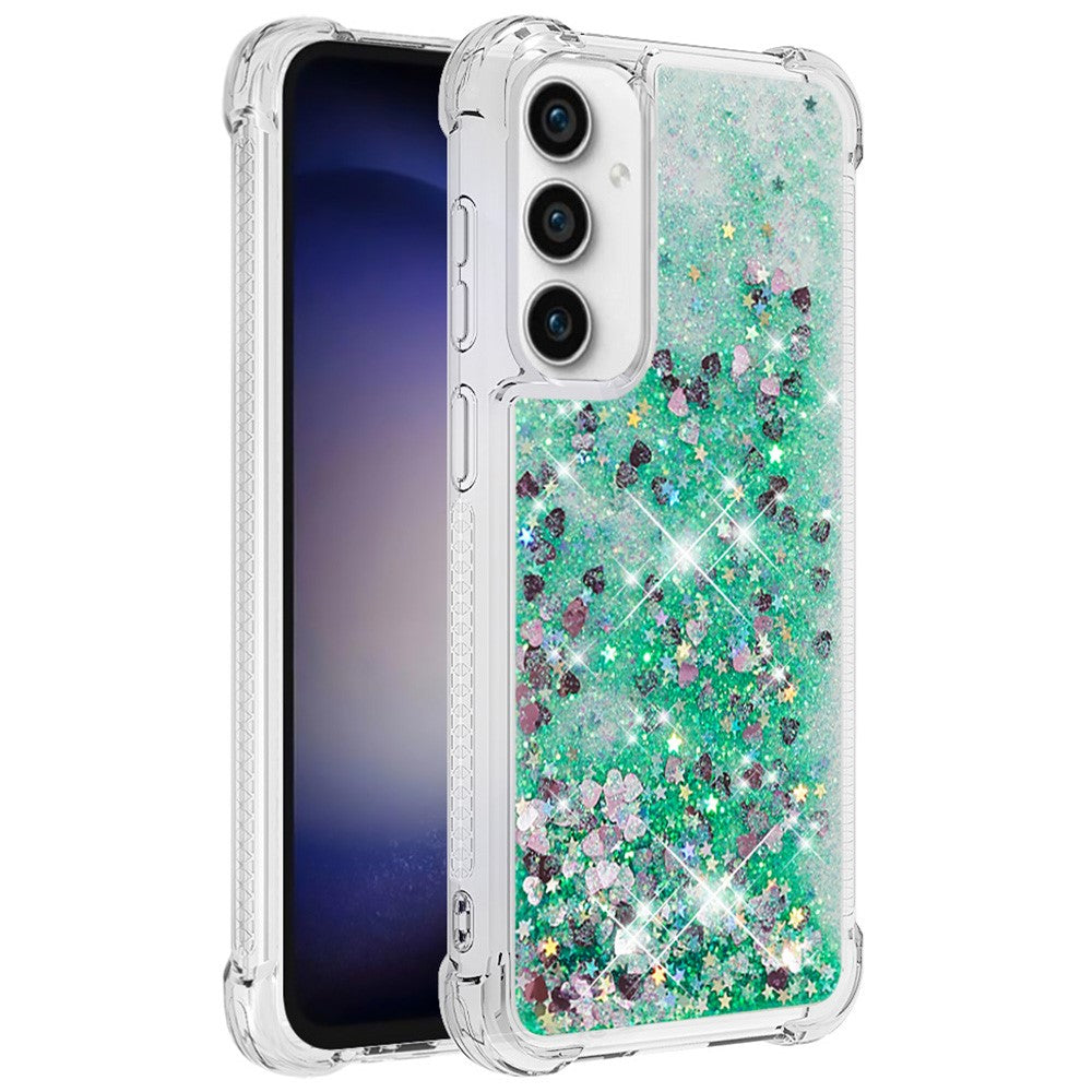 For Samsung Galaxy S23 FE TPU Case Glitter Quicksand Shockproof Phone Back Cover