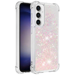 For Samsung Galaxy S23 FE TPU Case Glitter Quicksand Shockproof Phone Back Cover