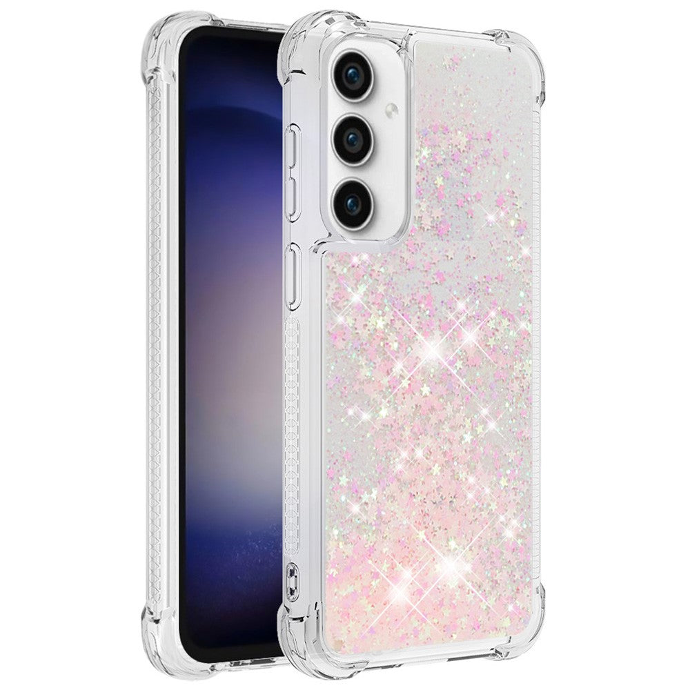 For Samsung Galaxy S23 FE TPU Case Glitter Quicksand Shockproof Phone Back Cover