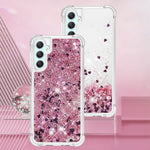 Til Samsung Galaxy A24 4G (162,1 x 77,6 x 8,3 mm) TPU Cover Glitter Kviksand Stødsikkert Telefonbagside Cover