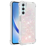Til Samsung Galaxy A24 4G (162,1 x 77,6 x 8,3 mm) TPU Cover Glitter Kviksand Stødsikkert Telefonbagside Cover