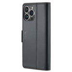 CASEME 023-læderetui til iPhone 15 Pro Max, RFID-blokerende mobilcover med 3 kortpladser