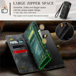 For iPhone 15 Pro Max Phone Cases CASEME 008 Leather Cover with Detachable Wallet and Strap