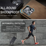 CASEME 013 Series For iPhone 15 Pro Max Leather Wallet Stand Phone Case Magnetic Closing Cover