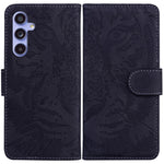 Tiger Imprint Protective Cover for Samsung Galaxy S23 FE PU Leather Wallet Stand Phone Shell