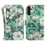 Til Samsung Galaxy A25 5G (Global) (161.0 x 76.5 x 8.3mm) PU-læder 3D-mønsterprint Standpungcover med rem