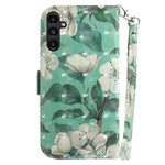 Til Samsung Galaxy A25 5G (Global) (161.0 x 76.5 x 8.3mm) PU-læder 3D-mønsterprint Standpungcover med rem