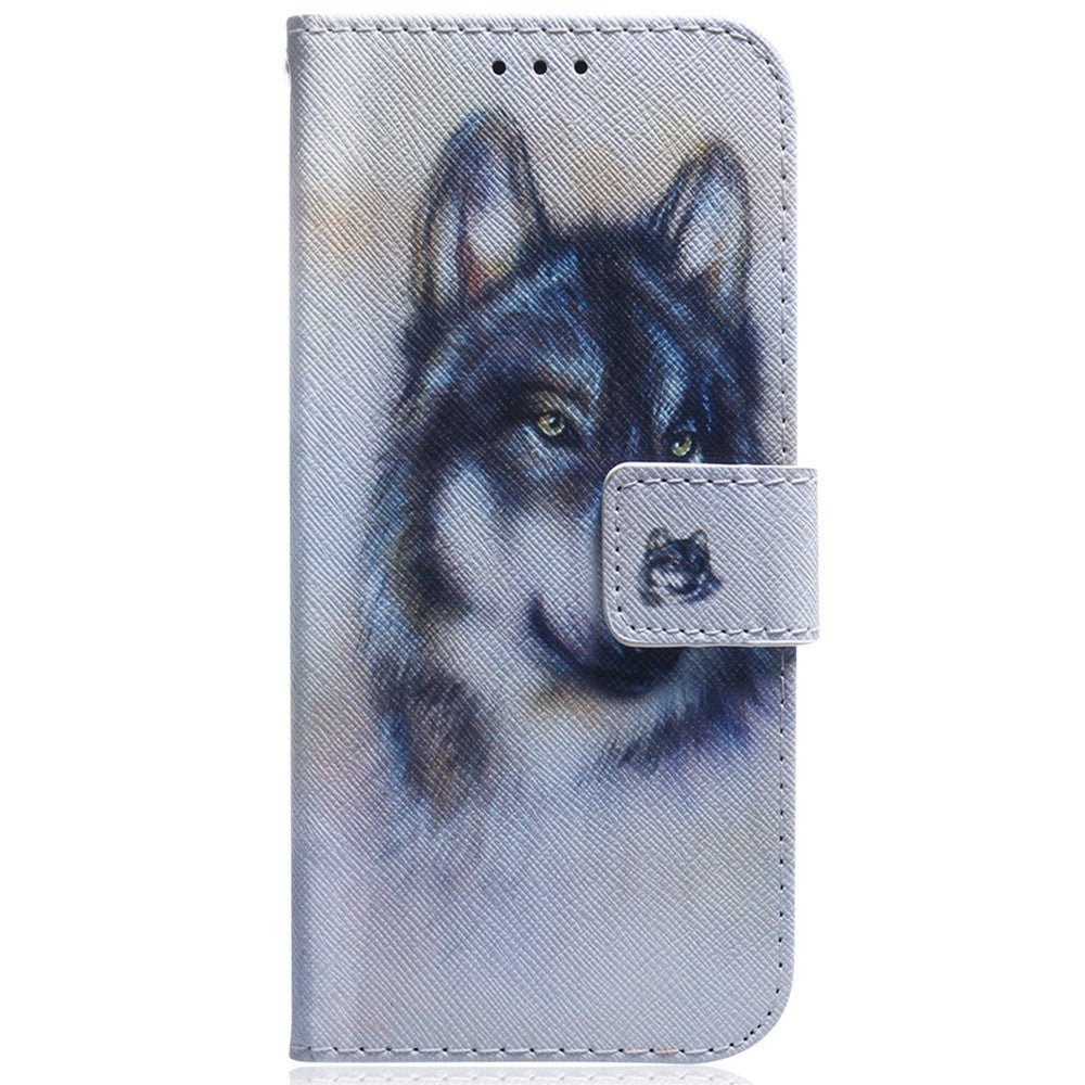 PU Leather Phone Case for Samsung Galaxy A25 5G (Global) (161.0 x 76.5 x 8.3mm) , Pattern Printing Wallet Flip Stand Cover
