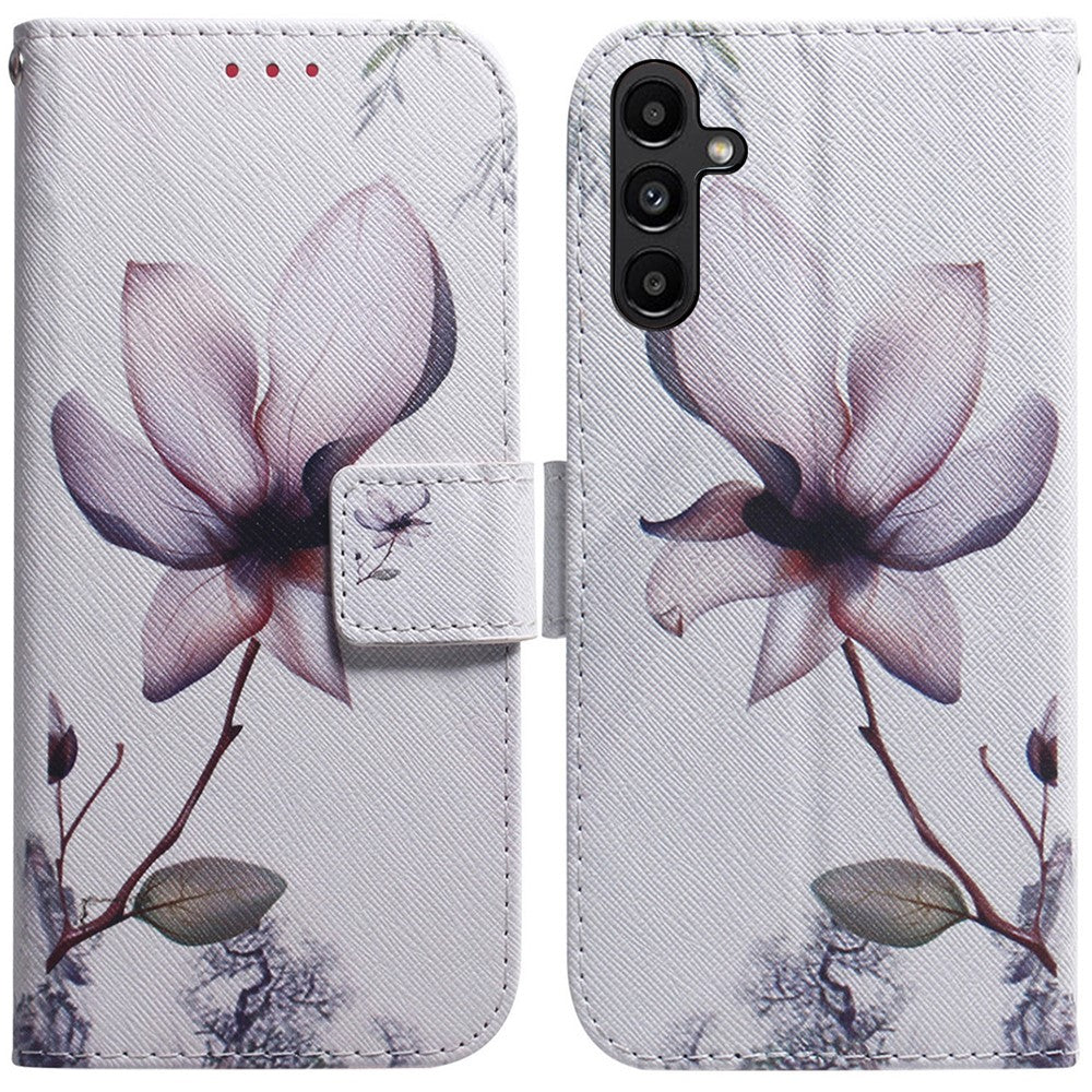 PU Leather Phone Case for Samsung Galaxy A25 5G (Global) (161.0 x 76.5 x 8.3mm) , Pattern Printing Wallet Flip Stand Cover