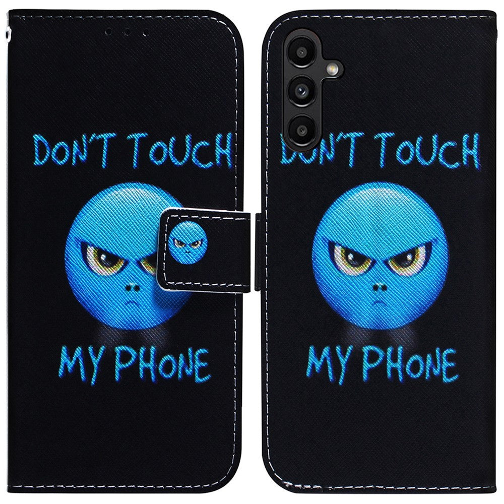 PU Leather Phone Case for Samsung Galaxy A25 5G (Global) (161.0 x 76.5 x 8.3mm) , Pattern Printing Wallet Flip Stand Cover