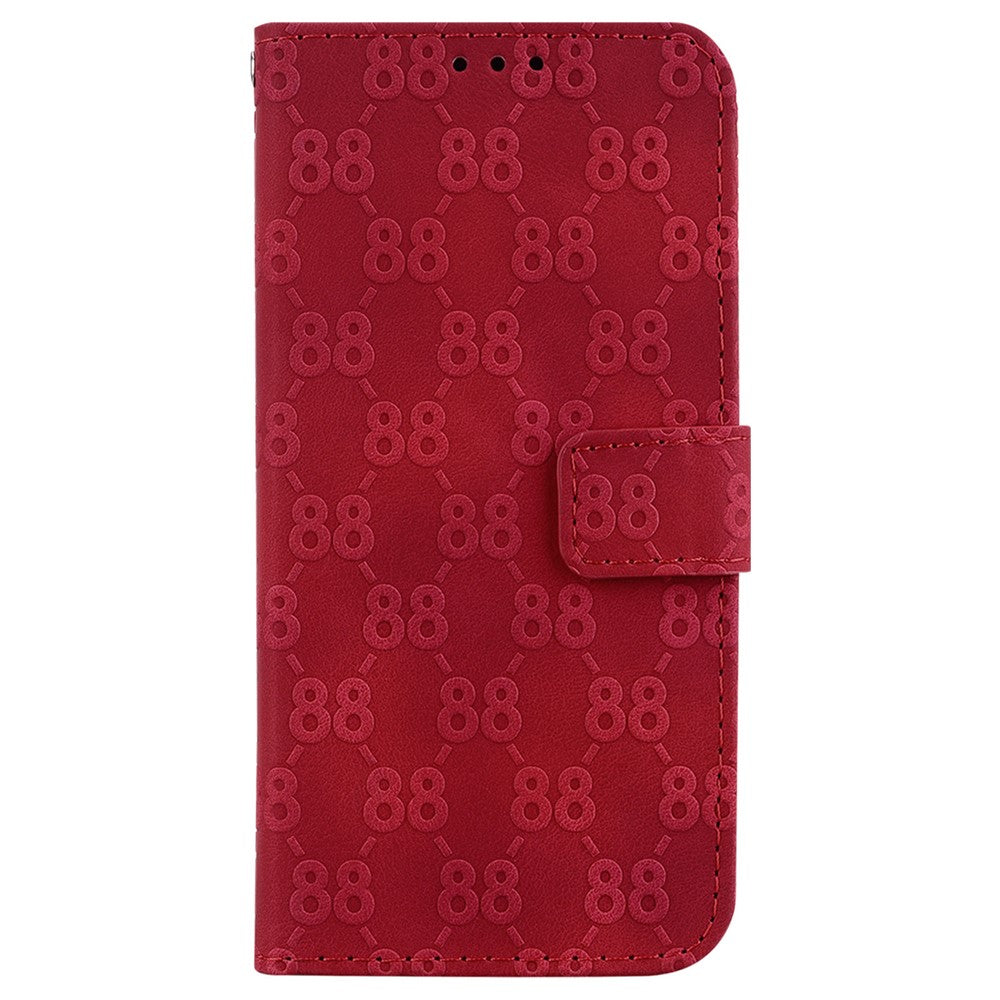 OnePlus Nord 3 5G / Ace 2V fuldt beskyttende læderpung med dobbelt 8-formet tryk på mobilcoveret
