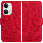 PU-läderfodral för OnePlus Nord 3 5G / Ace 2V Tiger Imprint plånboksfodral med skyddsskal