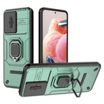 PC+TPU bakstycke för Xiaomi Redmi Note 12 4G, mobilskal glidande linsskyddande stödfodral