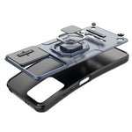 Kickstand Phone Case for Xiaomi Redmi Note 12 Pro 5G / Note 12 Pro Speed 5G , PC+TPU Slide Camera Protection Cover