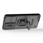 Kickstand Phone Case for Xiaomi Redmi Note 12 Pro 5G / Note 12 Pro Speed 5G , PC+TPU Slide Camera Protection Cover