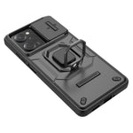 Kickstand Phone Case for Xiaomi Redmi Note 12 Pro 5G / Note 12 Pro Speed 5G , PC+TPU Slide Camera Protection Cover