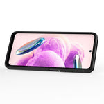 PC+TPU Shell for Xiaomi Redmi Note 12S 4G , Slide Lens Protection Phone Case Back Guard Cover with Kickstand