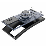 For Samsung Galaxy S23 Ultra PC+TPU Shockproof Phone Case Slide Lens Protection Kickstand Cover