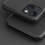 For iPhone 15 Phone Case Folio Flip PU Leather Stand Cover