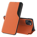 For iPhone 15 Phone Case Folio Flip PU Leather Stand Cover