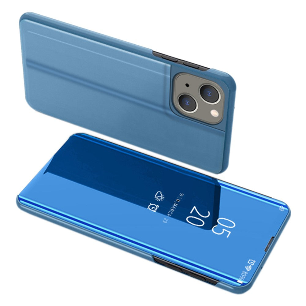 For iPhone 15 Flip Leather Cover with Stand Full Body Protective Phone Case