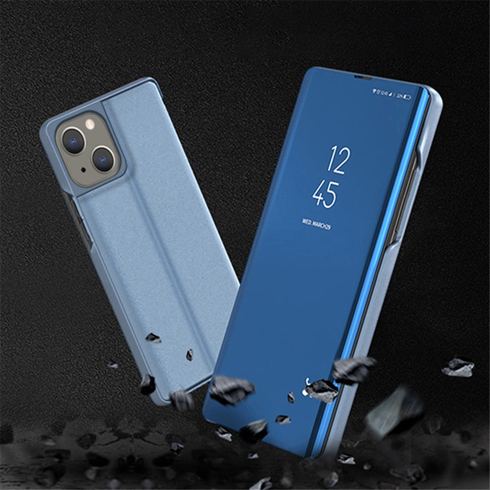 For iPhone 15 Flip Leather Cover with Stand Full Body Protective Phone Case