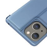 For iPhone 15 Flip Leather Cover with Stand Full Body Protective Phone Case