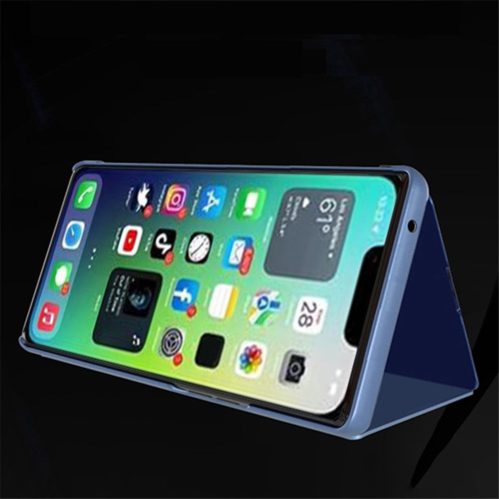For iPhone 15 Flip Leather Cover with Stand Full Body Protective Phone Case
