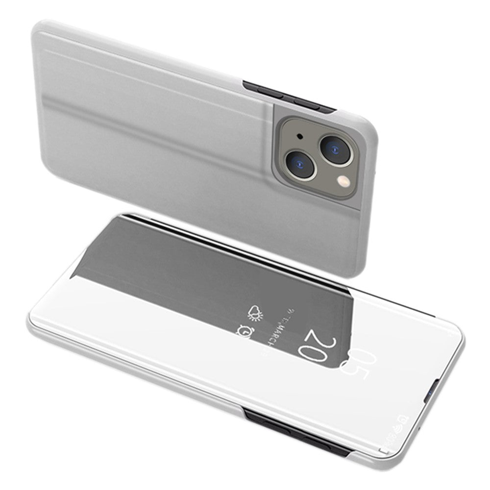 For iPhone 15 Flip Leather Cover with Stand Full Body Protective Phone Case