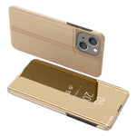 For iPhone 15 Flip Leather Cover with Stand Full Body Protective Phone Case