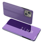 For iPhone 15 Flip Leather Cover with Stand Full Body Protective Phone Case