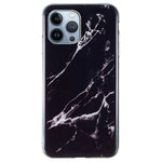 For iPhone 15 Pro Marble Pattern TPU Phone Case IMD Process Protective Cover