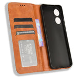 For Oppo A58 4G Wallet Phone Stand Case Retro PU Leather Anti-scratch Phone Cover