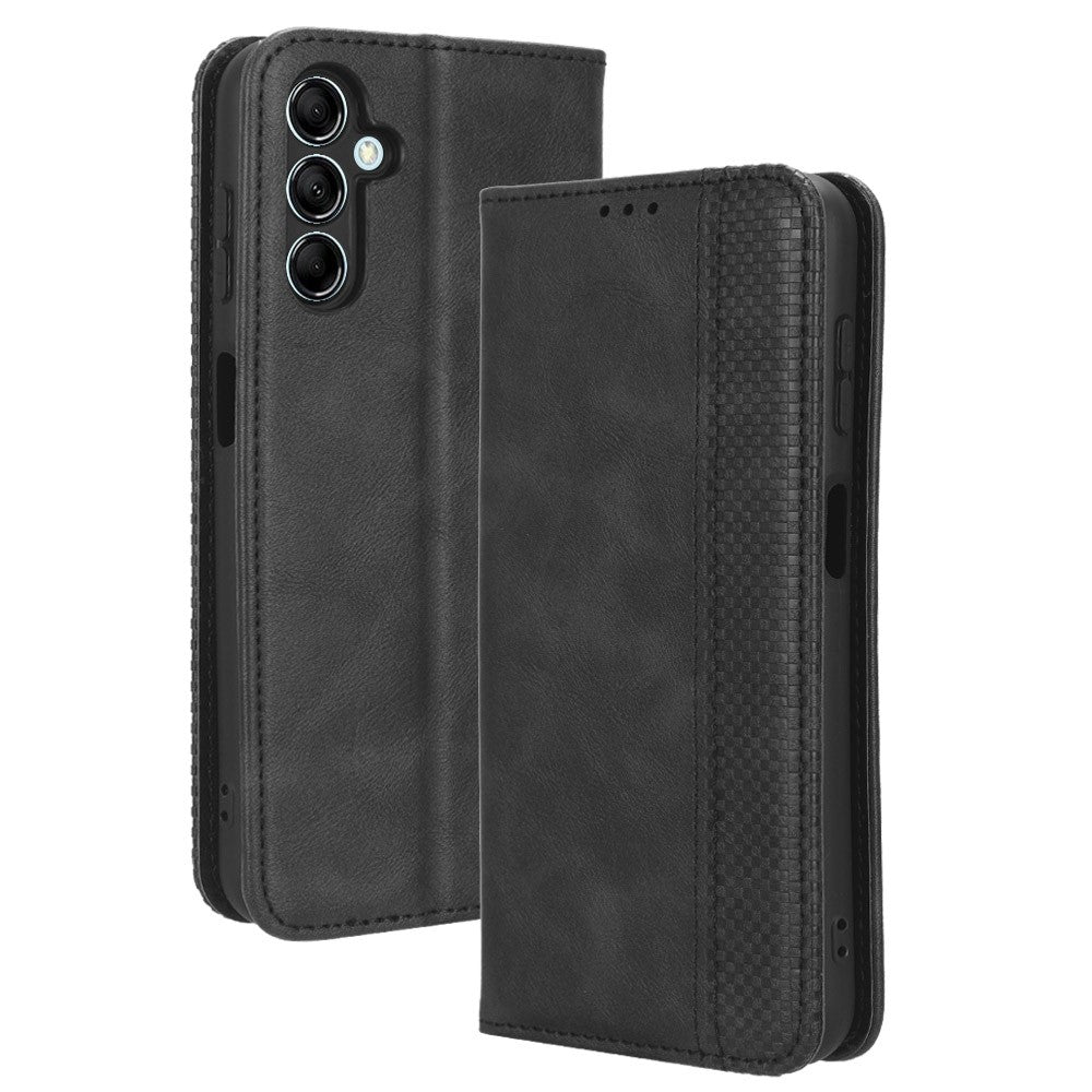 For Samsung Galaxy F34 5G / M34 5G Wallet Retro PU Leather Case Stand Protective Phone Cover